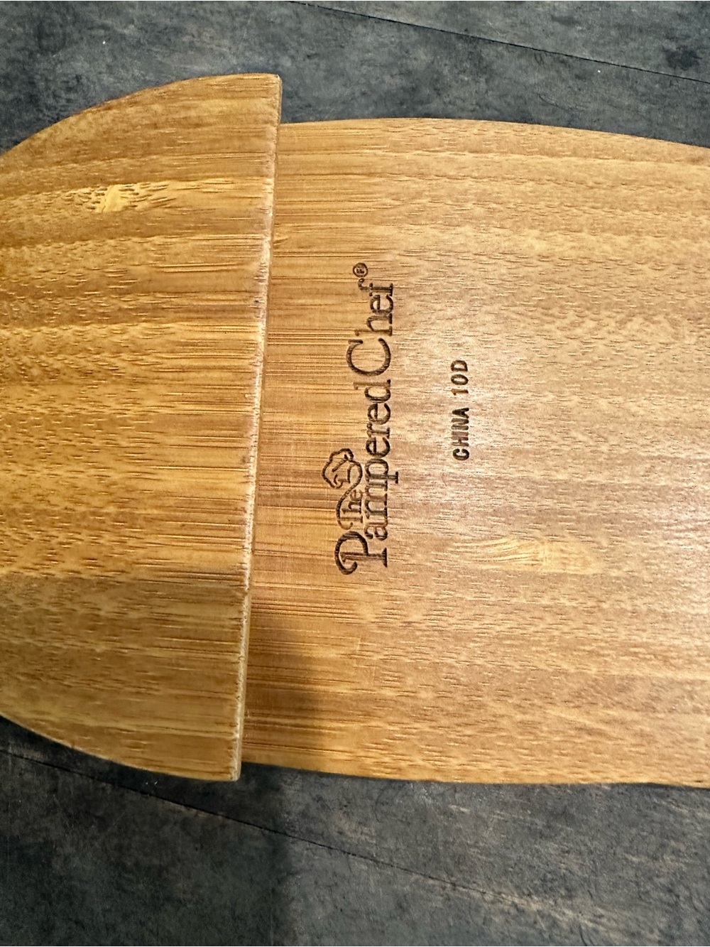 Pampered Chef Bamboo Slide Together Salad Servers. - Picture 7 of 7